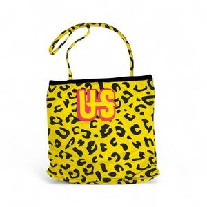 Y2K Yellow Leopard‎ Print Halter Top